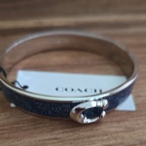 Coach Silver and Blue Women's Bracelet